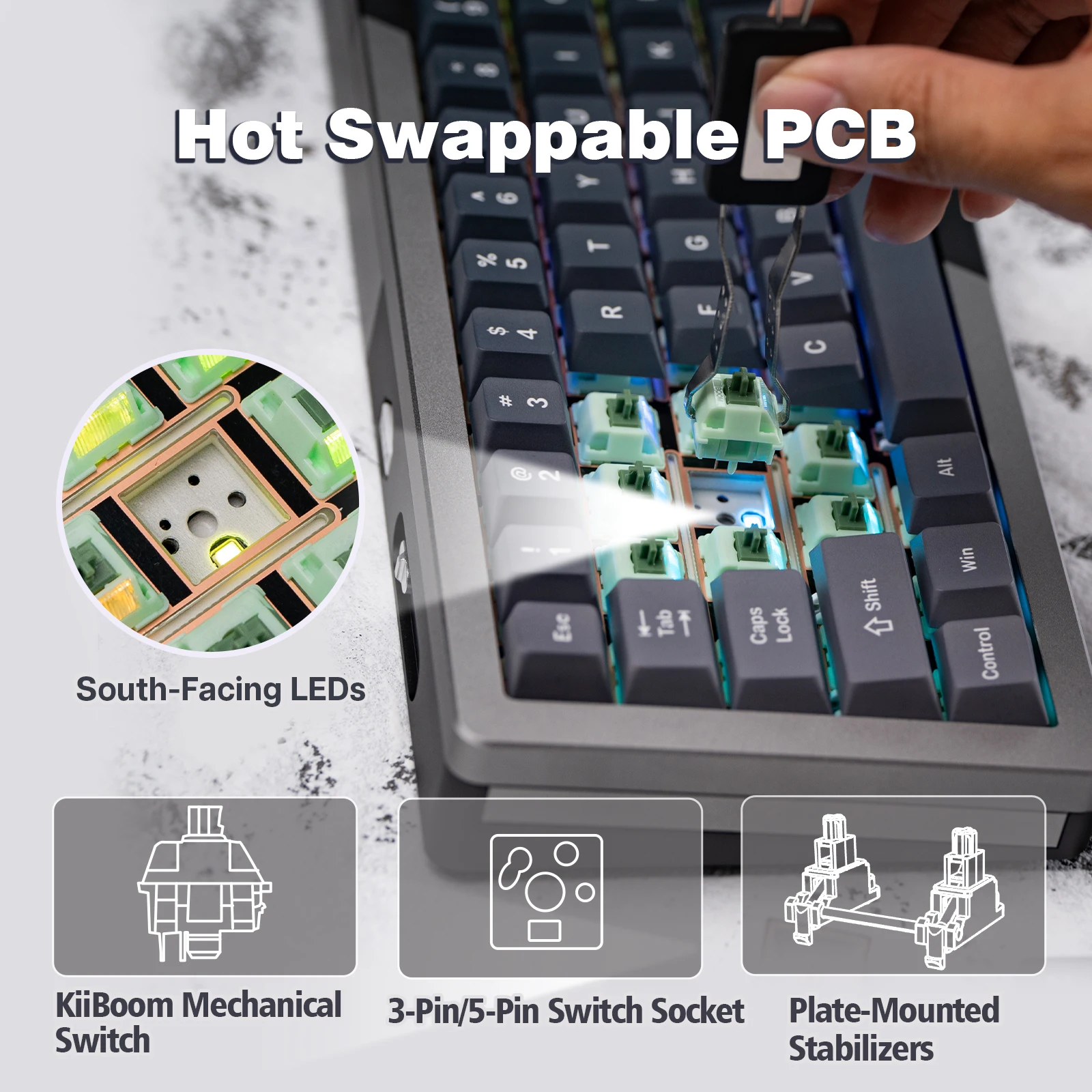 KiiBOOM Loop65 メカニカルキーボード KiiBOOM LOOP65