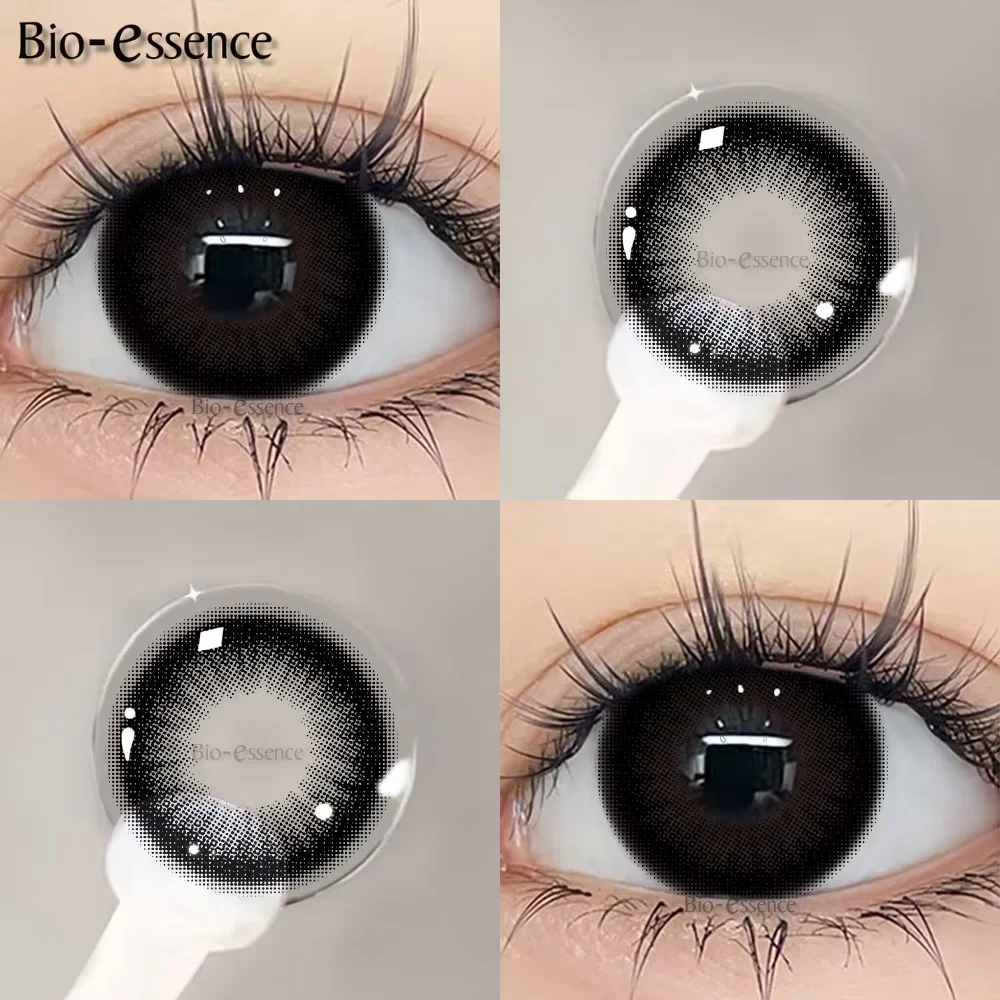 1 pair Colored Contact Lenses with Degree Myopia Lenses contact lenses