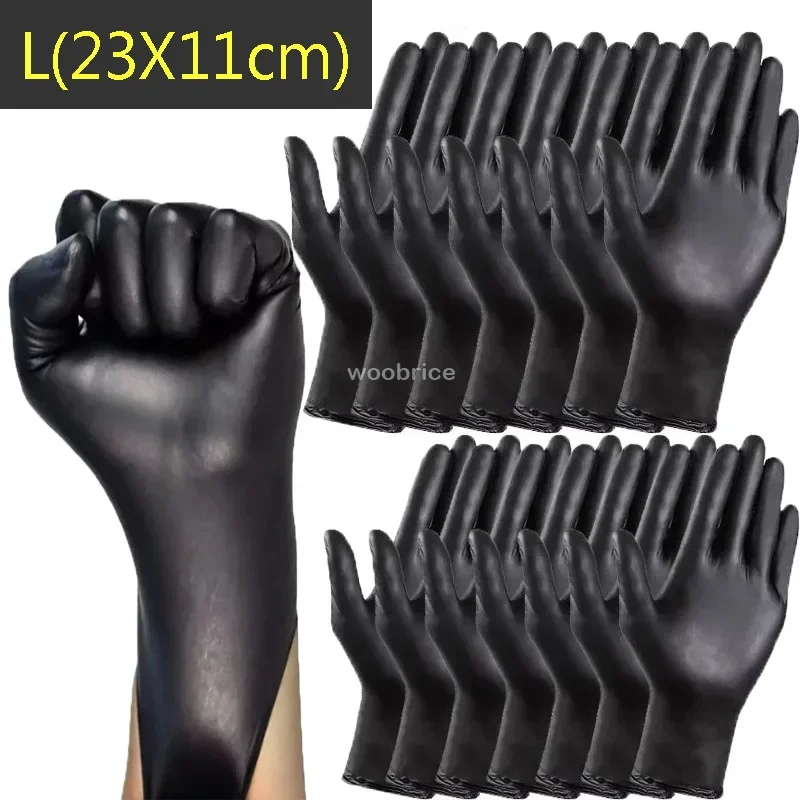 Premium Black Nitrile Disposable Gloves