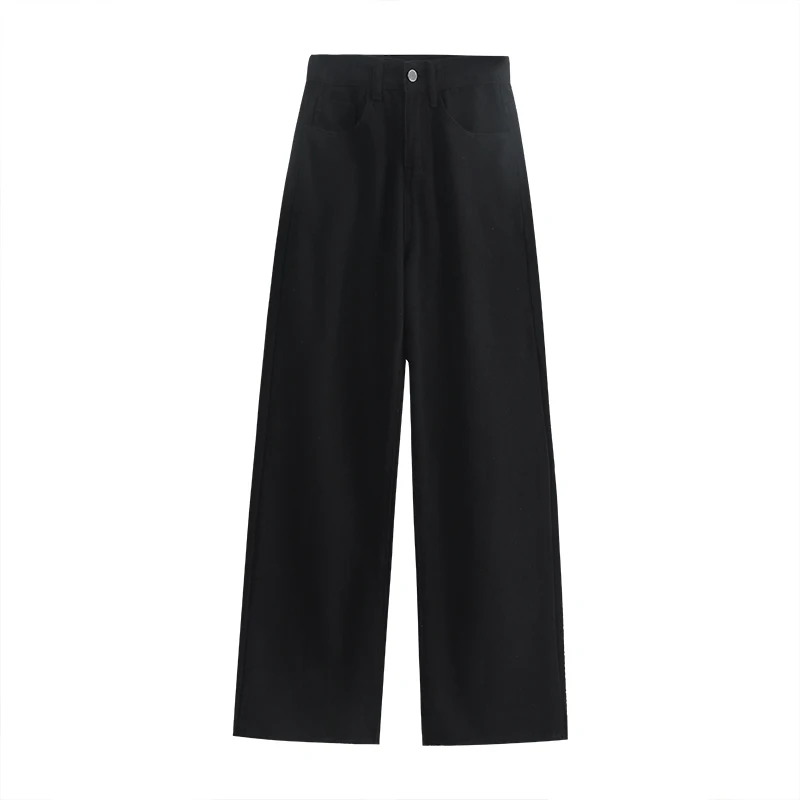 Black regular pants