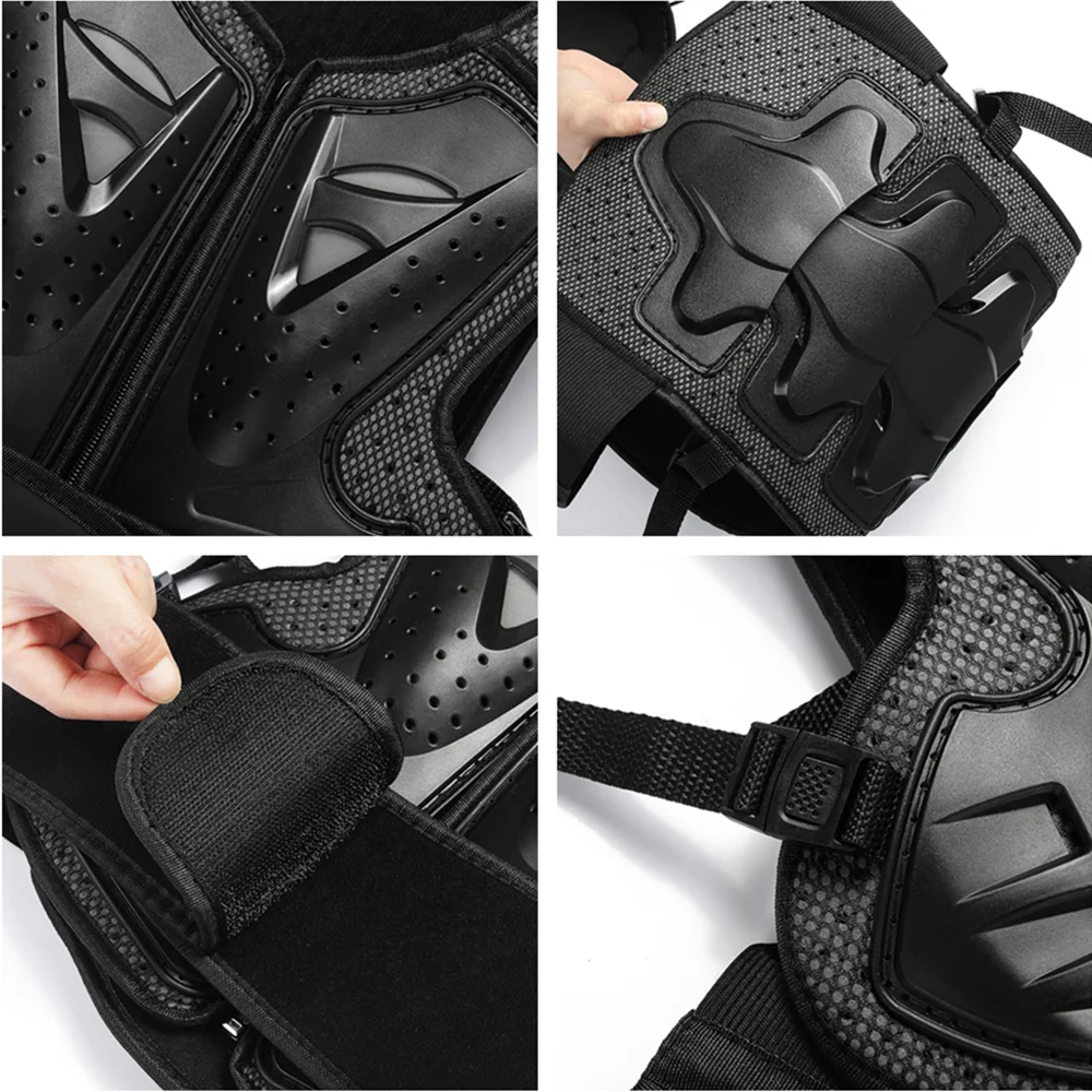 Motorcycle armor, motorcycle body armor, body protector, motorcycle armor vest, motorcycle jackets, motorcycle armor pads, motorcycle armor accessories WOSAWE Kids Motorcycle Armor Jacket Snowboard Ski Back Bandage Protective Gear Bike Bicycle MTB Sports Body Protection Vest