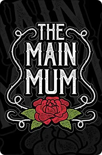 

nobrand The Main Mum Theme Metal Tin Sign 8x12 Inches