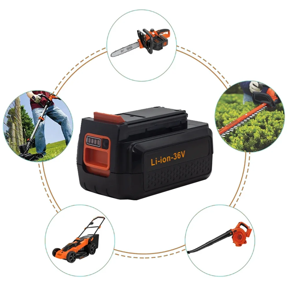 Фото Аккумулятор для электроинструмента Black & Decker, 36 В, 9000 Ач, мАч, LBXR36, BL2036, LBX2040, LST136,LST420,LST220, L50 №4