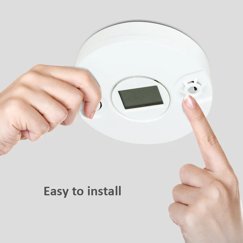 433MHz Wireless Smoke Thermal Sensor Fire Heat Detector with Voice Prompt 85dB Sound for Focus Alarm Host ST-VGT HA-VGW ST-IIIB