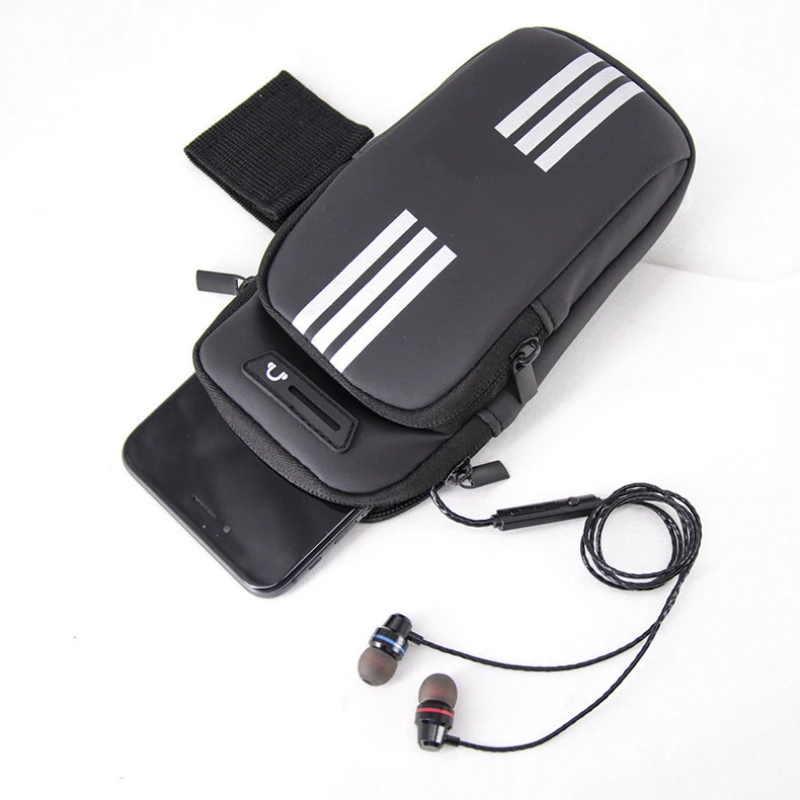 Running Sports Bag Waterproof Non-slip Lightweight Jogging Phone Armband Durable Large Capacity Adjustable Men Women Armbag