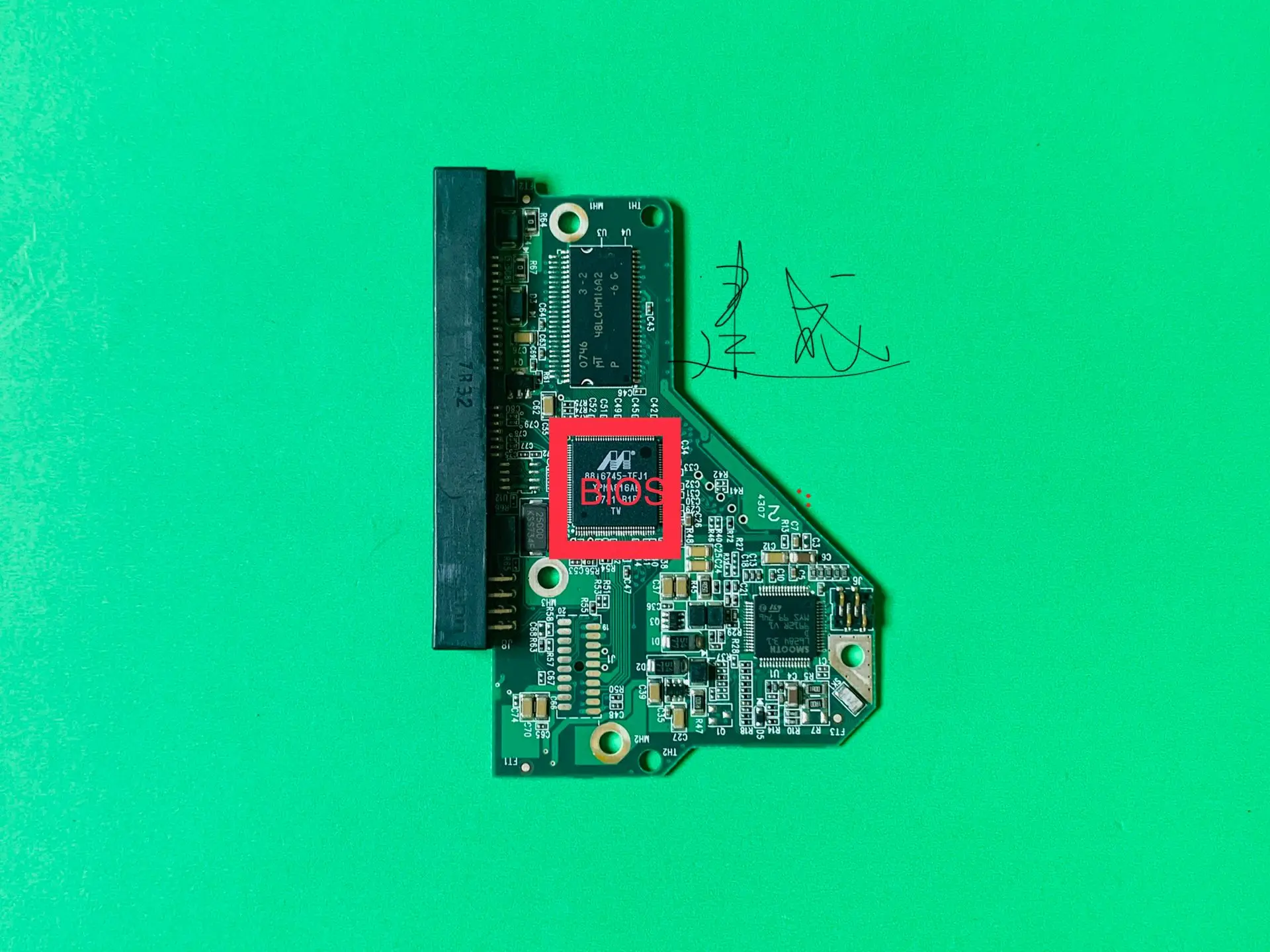 

HDD PCB circuit board 2060-701444-004 REV A for WD 3.5 SATA hard drive repair data recovery / 2061-701444-600 , -700 , -J00