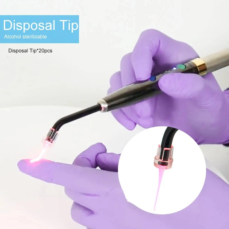 Tragbares F3WW Kabelloses Dentales Diodenlaser-System, Photoaktivierter Heillaser-Stift, Orale Weichgewebe-Lampe, Perio-Endo-Chirurgisches Licht