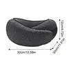 U Shape Neck Pillows For Travel Foam Ice Silk Fabric Neck Pillow hook and loop fasteners Stowable pillow for car home 6