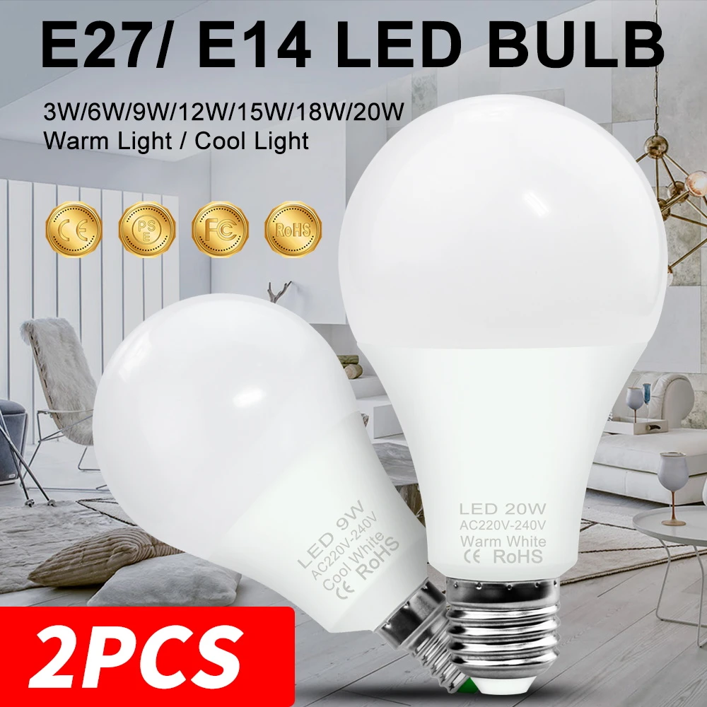 E27 Led Bulbs High Brightness | Led 220v High Brightness | Bulbs E27 Warm  Light 20w - Led Bulbs & Tubes - Aliexpress