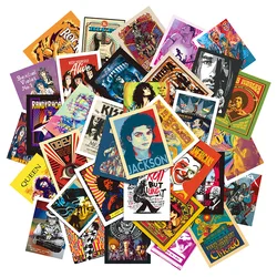 50pcs Rock Music Pop Graffiti Stickers - Trendy Fashion Decals for DIY Laptops, Cars, and More (Rock Music ER001)