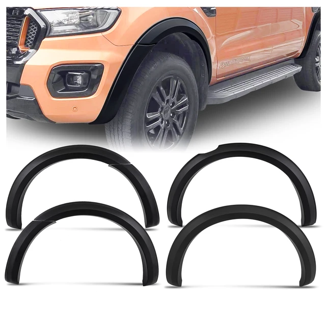 4'' FENDER FLARES WHEEL ARCH EXTENSION FOR FORD RANGER XL XLT WILDTRAK