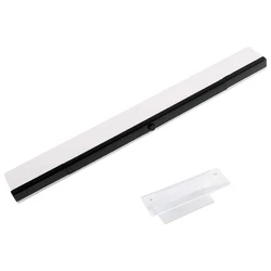 Wireless/Wired Infrared Sensor Bar with Bluetooth Remote Holder (Wireless White)