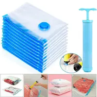 Space Saving Vacuum Sealer Packing Bag Clothes Storage Compressed Bags Travel Case Large Capacity Vacuum Storage Bags 2
