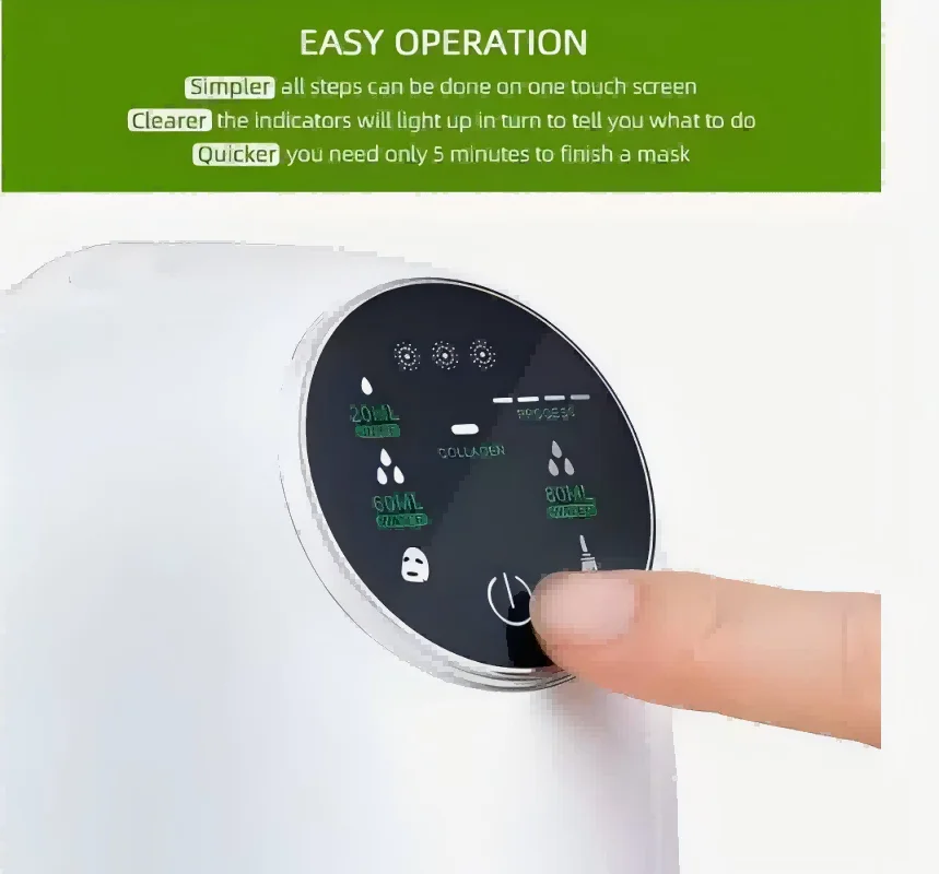 Mask Machine New Intelligent DIY Natural Fruit and Vegetable Mask Machine Spa Facial Treatment Private Customised