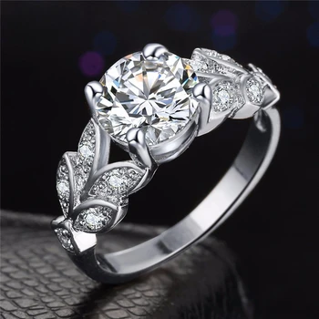 Quiet Bloom - Women's Floral Engagement Ring 1
