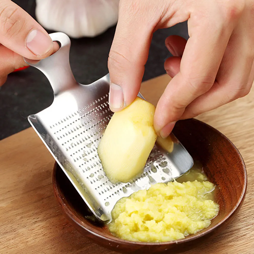 

Ginger Garlic Wasabi Grater Crusher Garlic Press Device Chopper Cutter Garlics Peeler Stainless Steel Kitchen Tools Gadgets