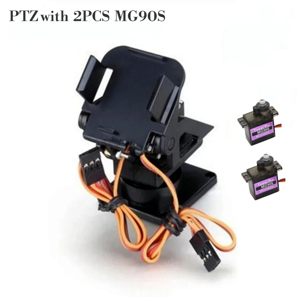 FPV 나일론 이중 축 서보 PTZ 짐벌 팬/틸트, RC 비행기 FPV 드론 카..