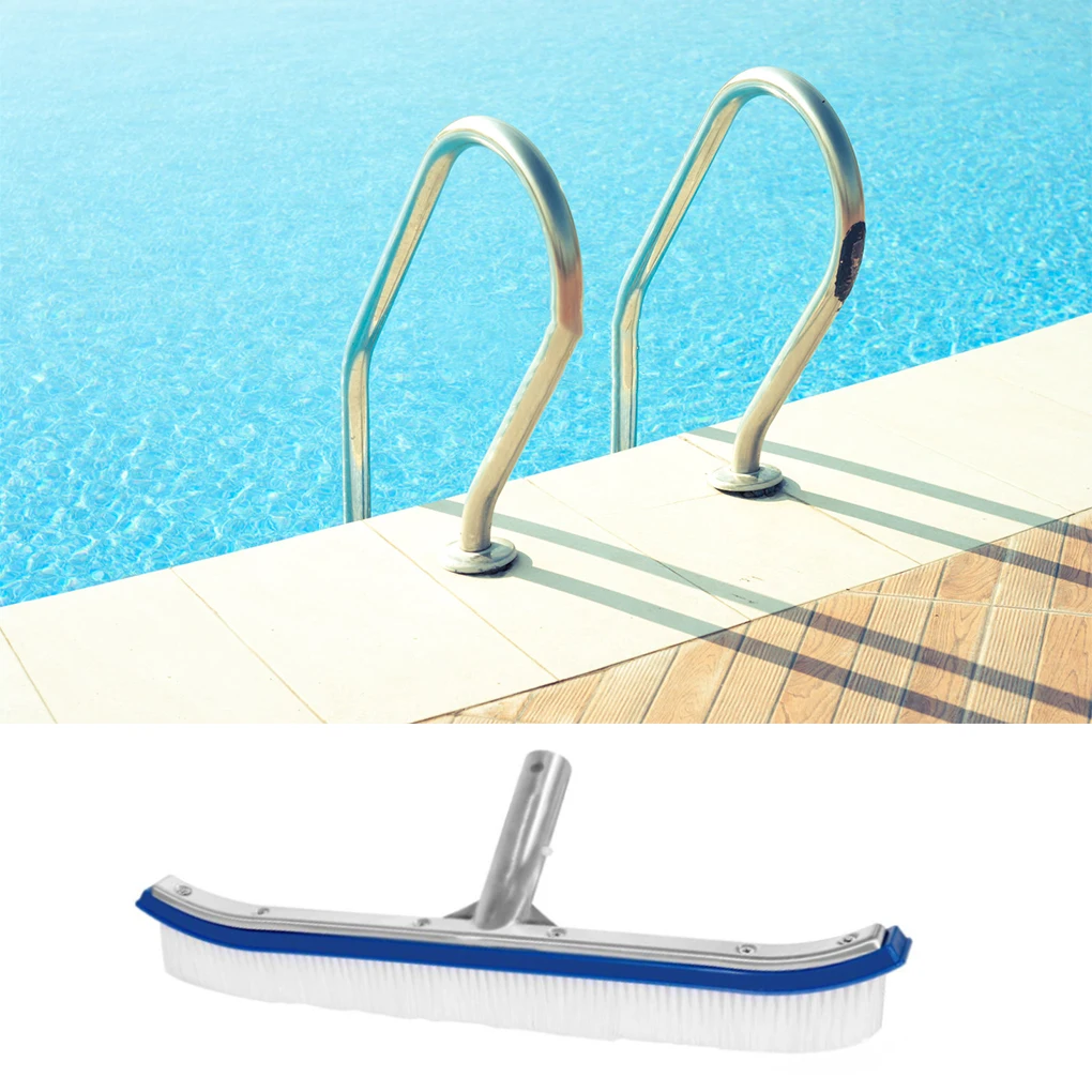 

Ultimate Pool Cleaning Tool - Wide Application Pool Brush Head Strong Pressure Resistance Metal
