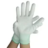 Anti Static ESD Safe Universal White Gardening Gloves Electronic Working Antiskid for Jewelry Finger Protective 6