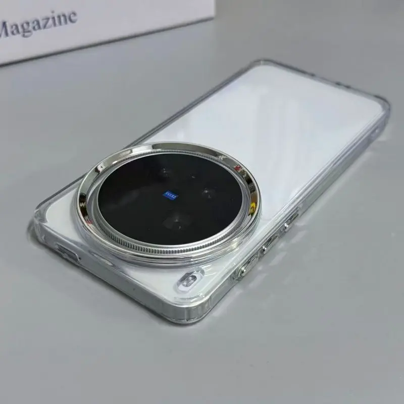 Magnetic Transparent TPU Soft Silicone Shockproof Bumper Phone Case