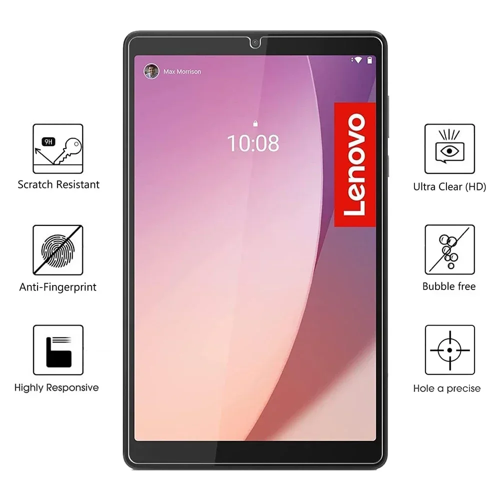 1/2/3PCS Temepred Glass for Lenovo Tab M8 4th Gen 2024 Protective Tablet Glass on Lenovo Tab M8 4th 8 inch Screen Protector 2