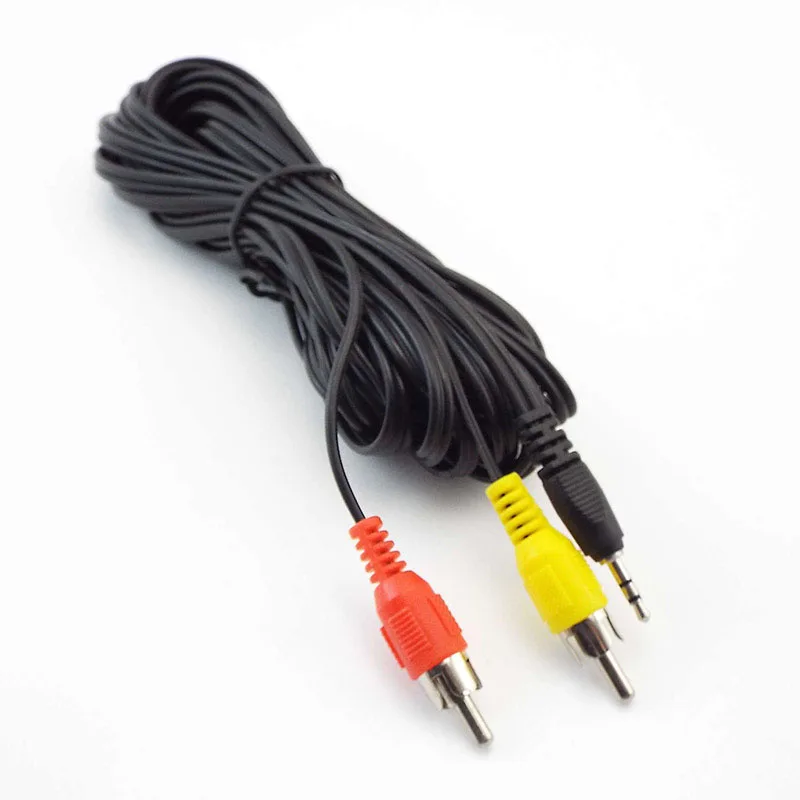 Jack Maschio Da 1Pc Da 2.5Mm A Doppio Cavo Maschio Rca Da 2 Rca Splitter Audio Per Pc A 2 Cavi Audio Rca E1