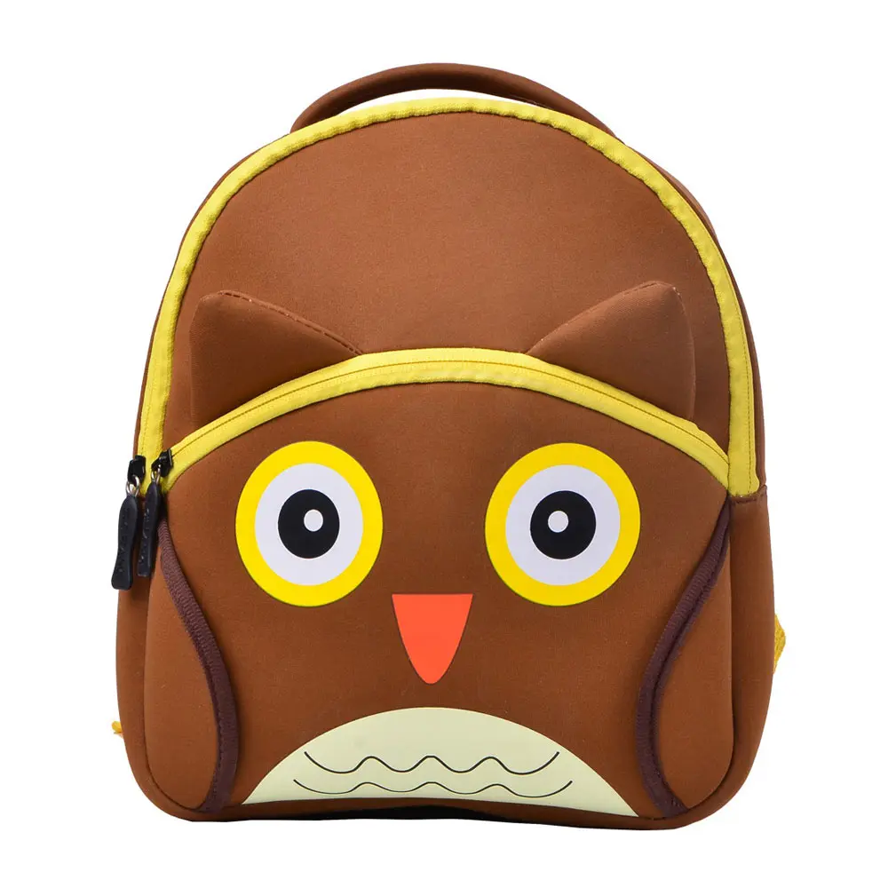 Mochila para niñas y niños, bonita mochila escolar de dibujos animados en  3D para bebé niña de 2 a 5 años (Owl)