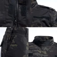 Outdoor Camo Male Uniform Tactical Jackets Training Clothes Safari Suit Pants Men Airsoft Wear Resistant Hunting Clothes 2