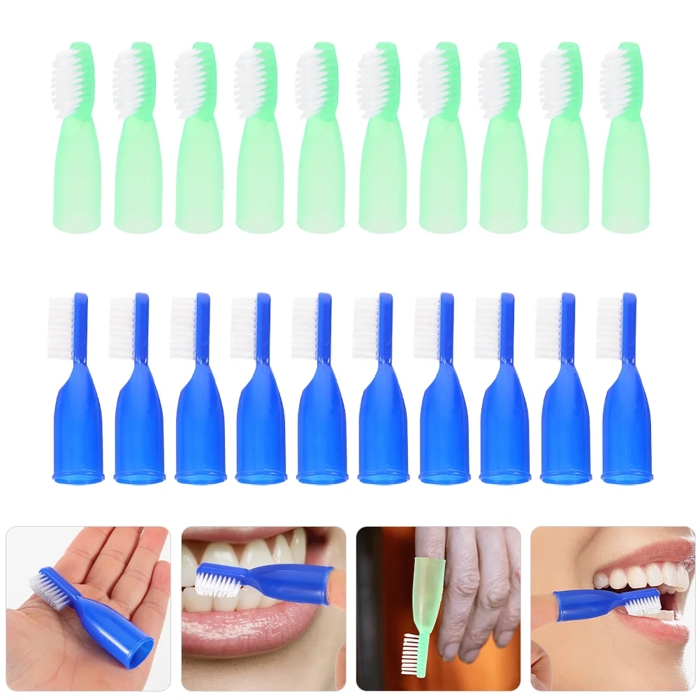 

20 Pcs Prison Toothbrush Tiny Small Toothbrushes Mini Teeth Travel Clean Tools Cleaning Finger
