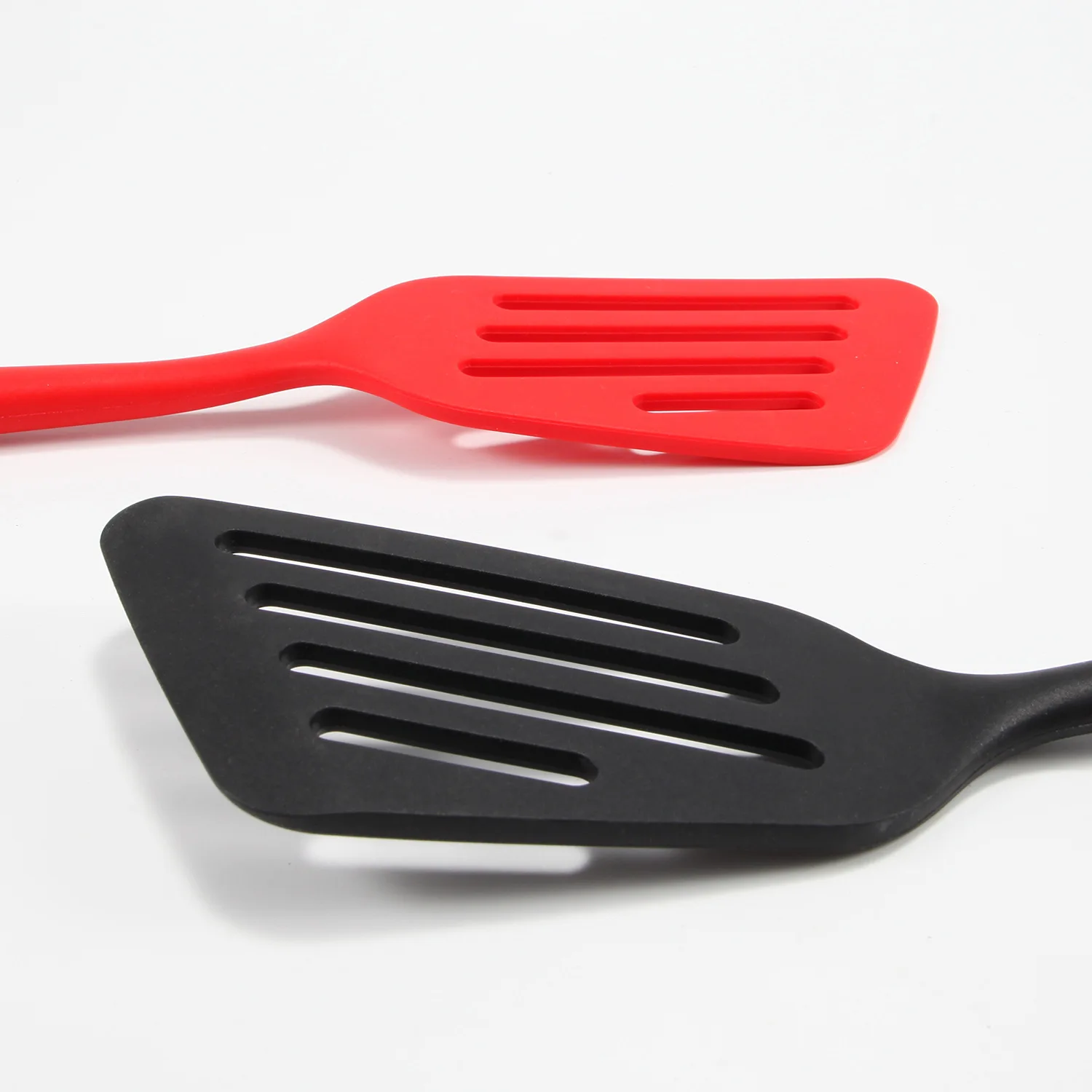 Stainless Steel Silicone Cooking Spatula Deep Frying Pan Noodle Silica Gel Pancake