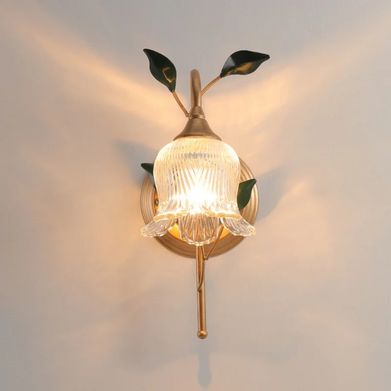 Hot Rustic Retro Wall Lamp Cross-border Iron Art Personalized Home Bedroom Living Room Study Lamp Door Front Lamps Hot Product