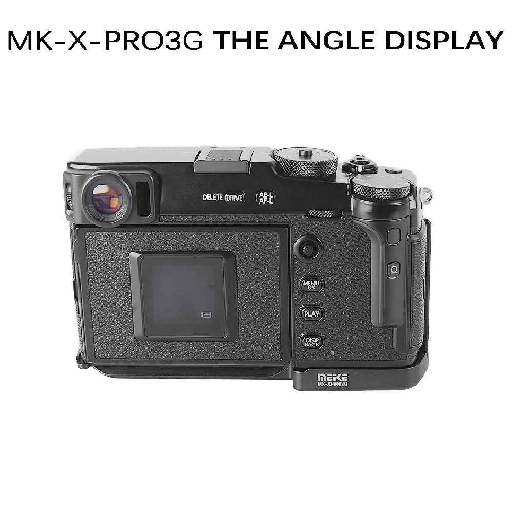 Meike MK-XPRO3G Metal L Plate Hand Grip Bracket Base for Fujifilm X-Pro3 Camera