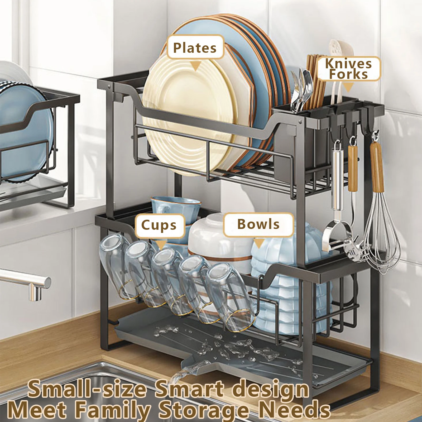 Small Kitchen Drying Rack Small Over the Sink Drying Rack: The Real Solution for Tiny Kitchens ...