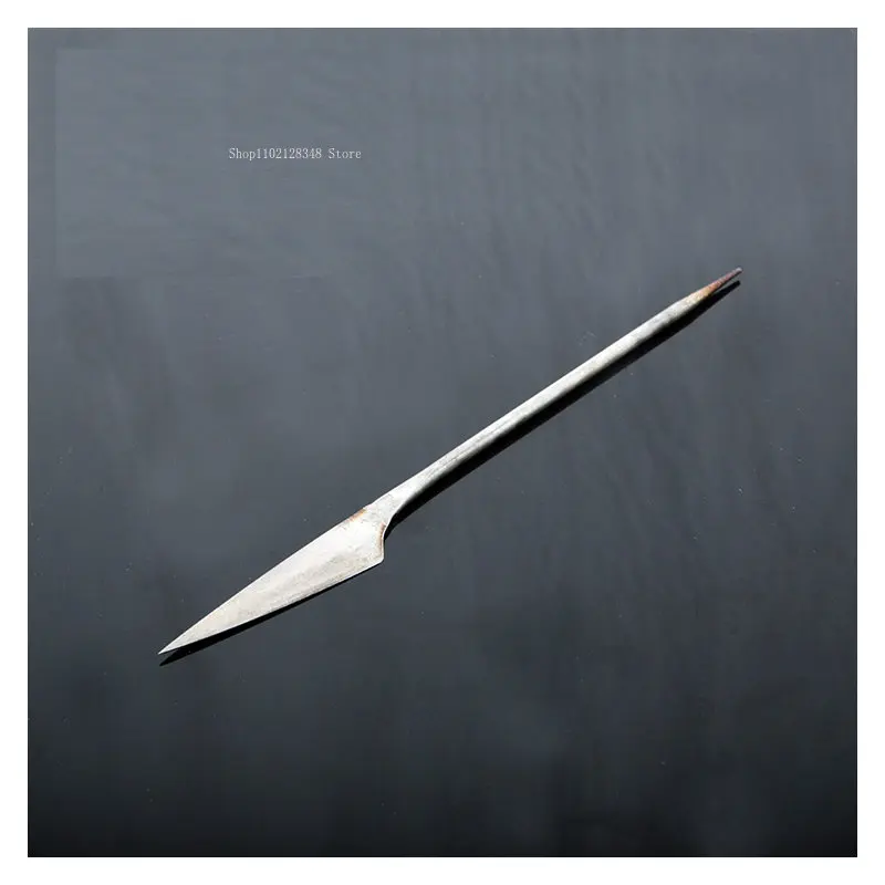 Pottery Traditional Iron Clay Carving Knife Clay Plate Carving Knife Stainless Steel Manual Ceramic Tool pottery tools clay sculpting tools pottery sculpting tools clay craft tool