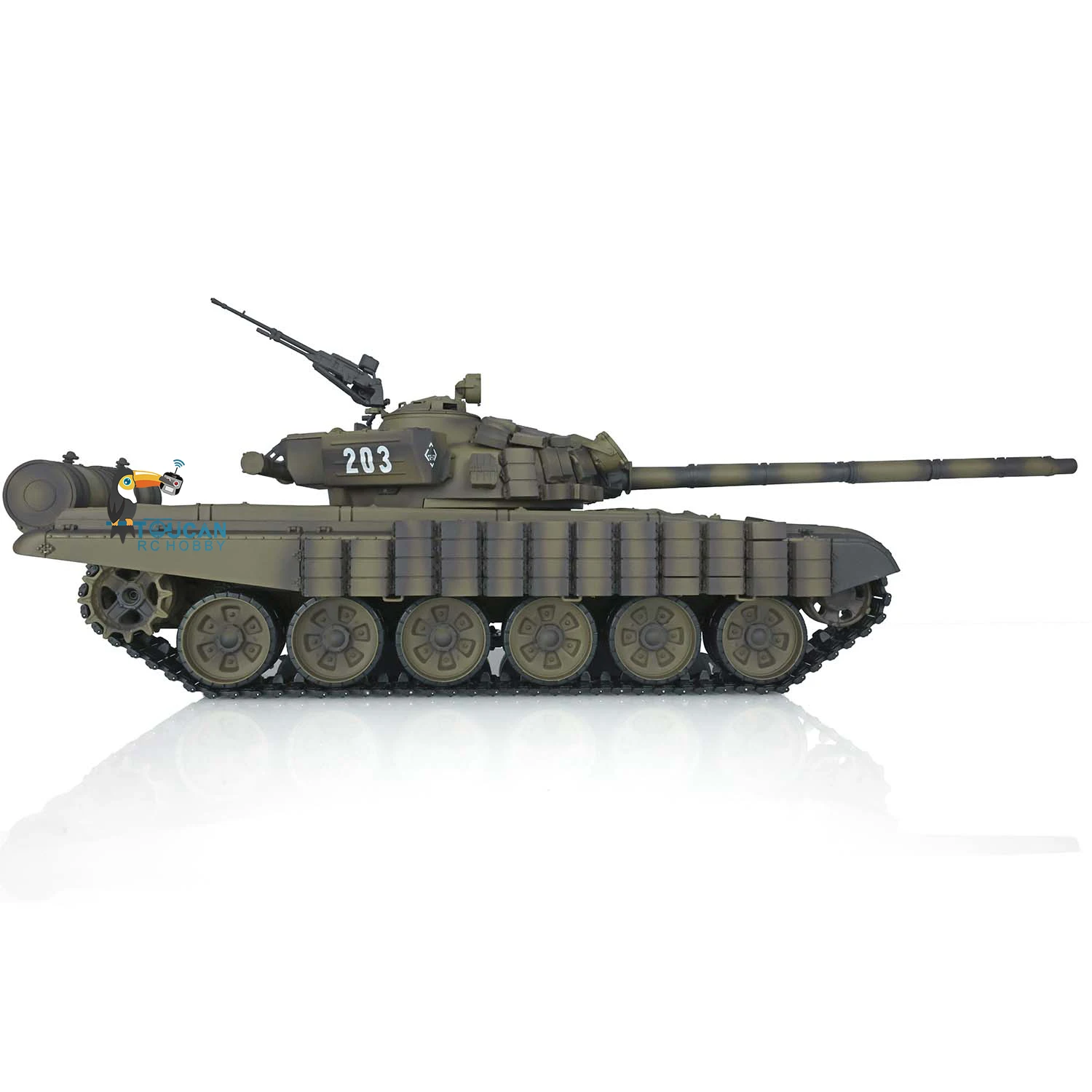 헝롱 T72 1/16 RC 배틀 탱크 7.0 메인보드 플라스틱 3939 즉시 운행 가능 탱크 모델 BB 슈팅 사운드 라이트 군용 장난감 TH20562