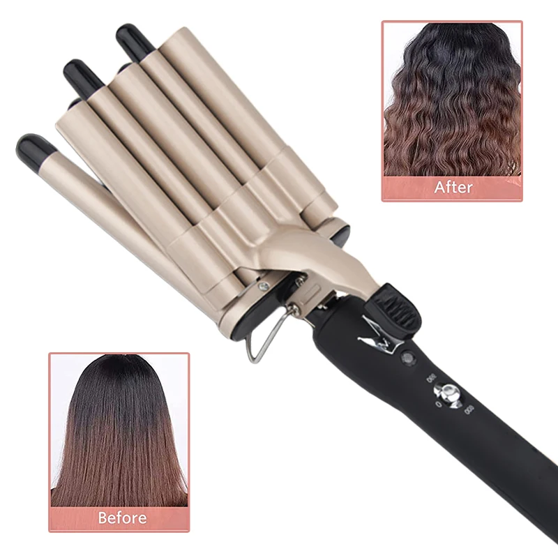 

Professional Hair Waver Curling Iron Ceramic 5 Barrel Styler Hair Care Styling Tools 17mm Heating Curler Crimper Curling Splint