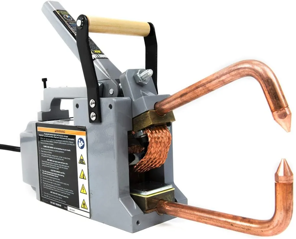 Portable Spot Welder 110V Handheld Gun 1/8" Tip 6" Throat Depth Electric Welding Tool