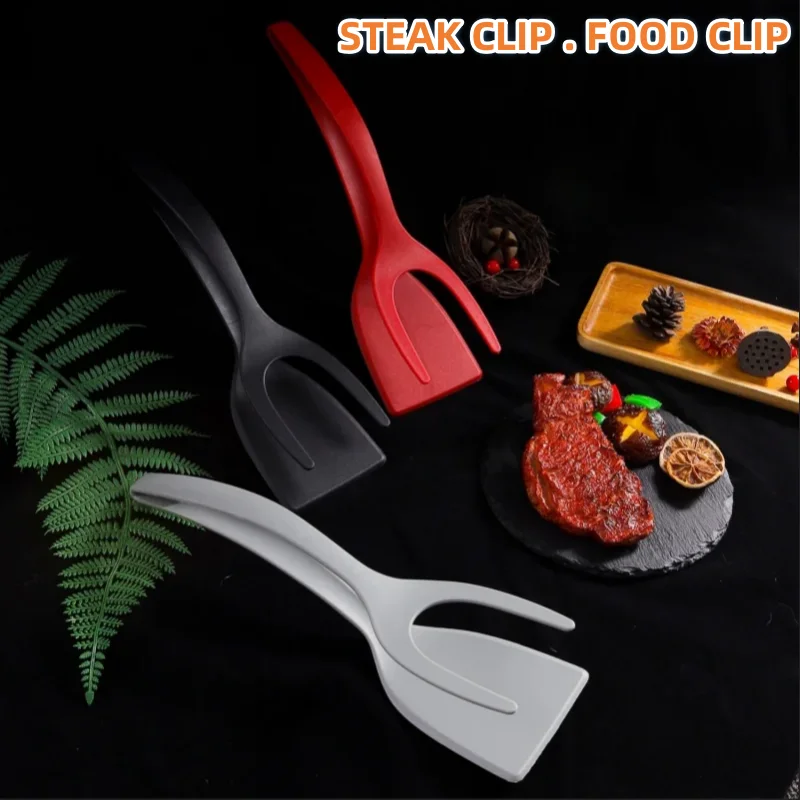 Cooking Spatula Pancake Toasted Bread Fried Egg Clip Fried Egg Flipping Shovel Kitchen Tool Shovel Beef Steak Two In One