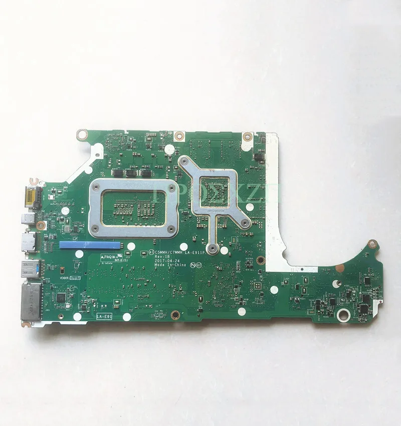 Mainboard C5MMH/C7MMH LA-E911P MBQ2Q11002 For ACER AN515-51 AN517-71G Laptop Motherboard W/ I7-7700HQ CPU GTX1050ti GPU 100%Test cheapest motherboard for pc