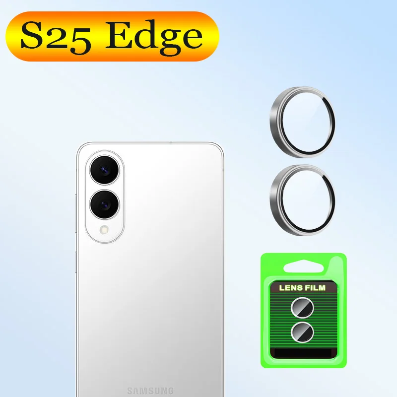 Enhanced Metal Camera Protector: 3D Design Full Cover Premium Glass Lens Film