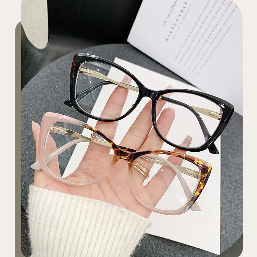 Fashion Eyewear  Tr90 Metal Glasses Frame Anti Blue Light Eyewear Fashion Blue Light Blocking Glasses For Fishing Driving