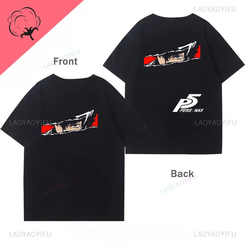 ジョーカーペルソナ 5 Tシャツテイクユアハートゲーミングコットン