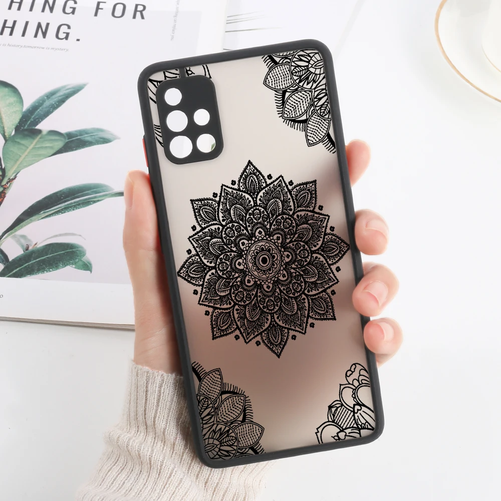 Mandala Design Hard Matte Phone Case Cover