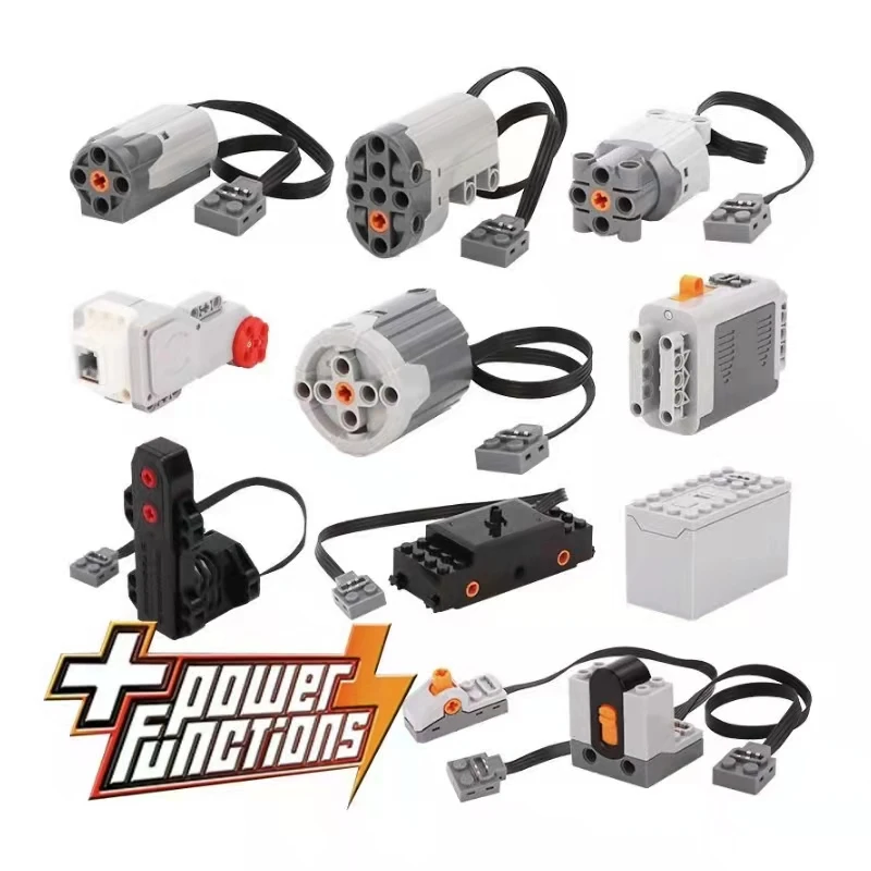 Building Block Toys MOC Building Block Technology Part 9686 Motor Power Group EV3 Motor PF remote control receiver