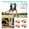 Gel Bunion Toe Separator W/Fabric Lining for Big Toe,Silicone Toe Spacers Breathable Toe Corrector Protector for Overlapping Toe 5