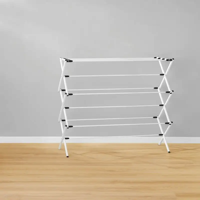 

Steel Laundry Drying Rack, White