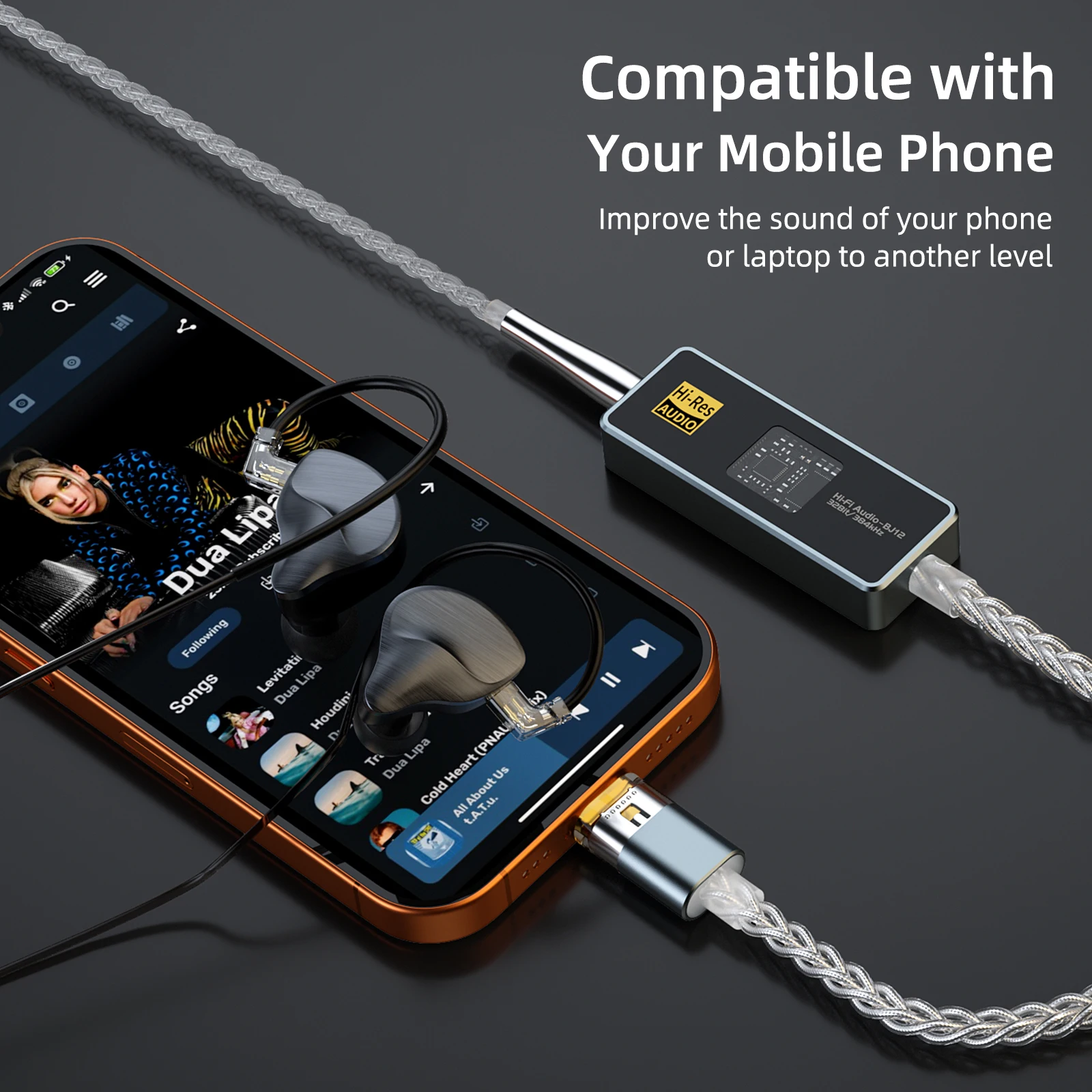 CX31993 USB C DAC 동글 SGM8262 Op-Amp Type C 3.5mm 휴대용 DAC 앰프 HiFi 무손실 오디오 디코더 어댑터 32Bit 384KHz