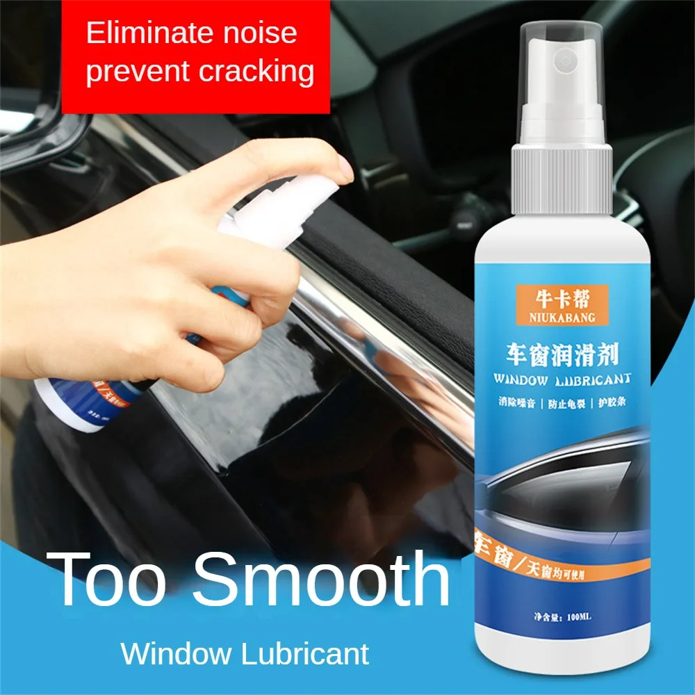 

100ML Car Silicone Lubricant Auto Rubber Surfaces Restoration Lubrication Multi Purposes Silicone Spray To Lift Freely Eliminate