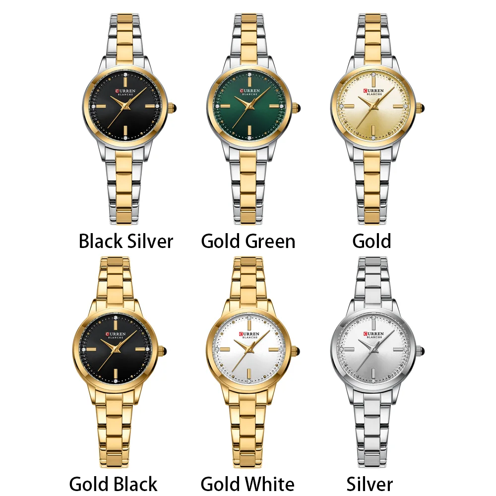 Curren 9094L Women Watch Classic Shining Diamond Elegant Waterproof Quartz Wristwatch Birthday Gifts For Women 6