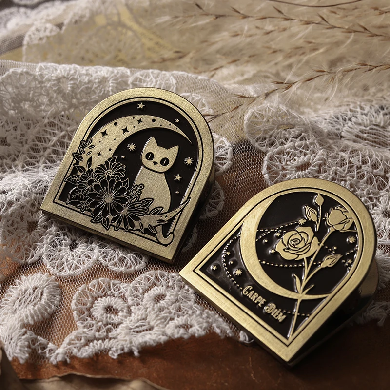 6 styles Vintage elegant metal clip Series zinc alloy material Scrapbooking Decoration paper Journal Diary Diy Stationery